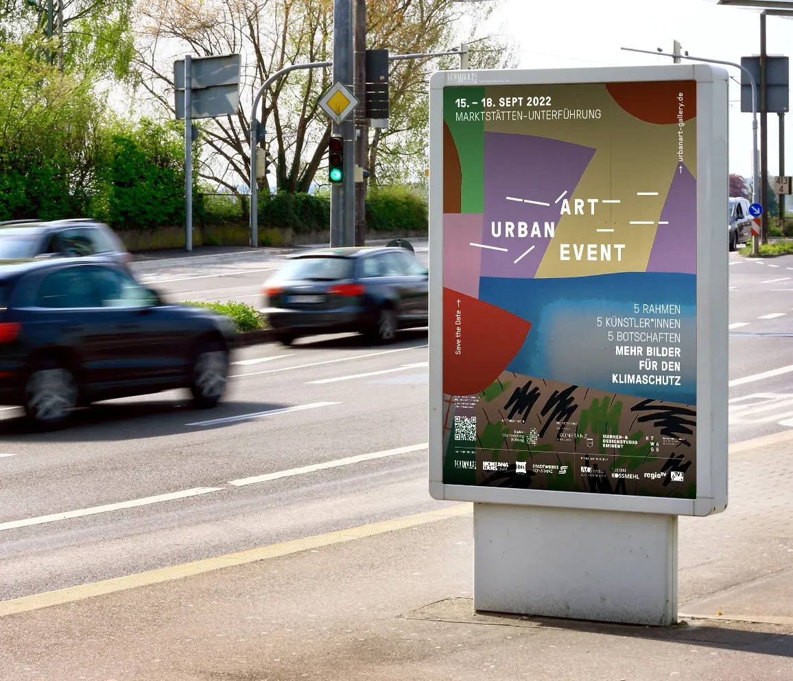 Urban Art Galerie Eventkommunikation Plakat