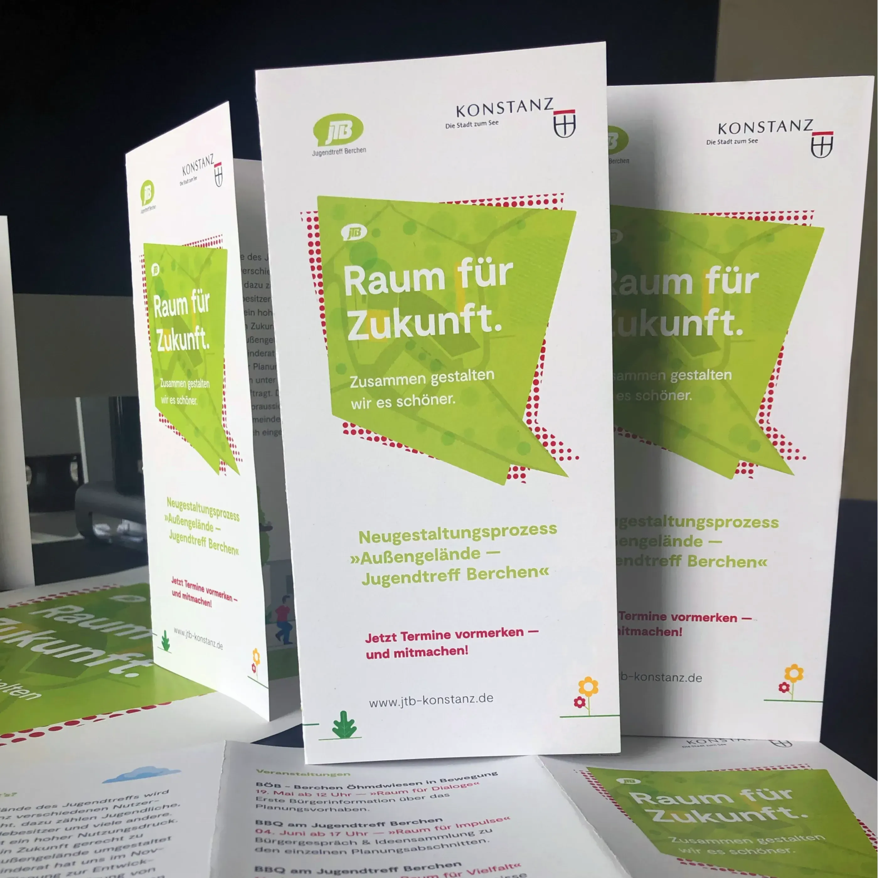 Faltblatt 6 Seiter für die Stadt Konstanz 